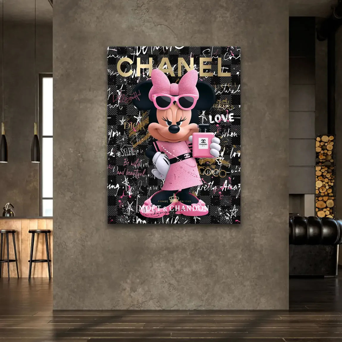 Minnie Couture Leinwand Bild