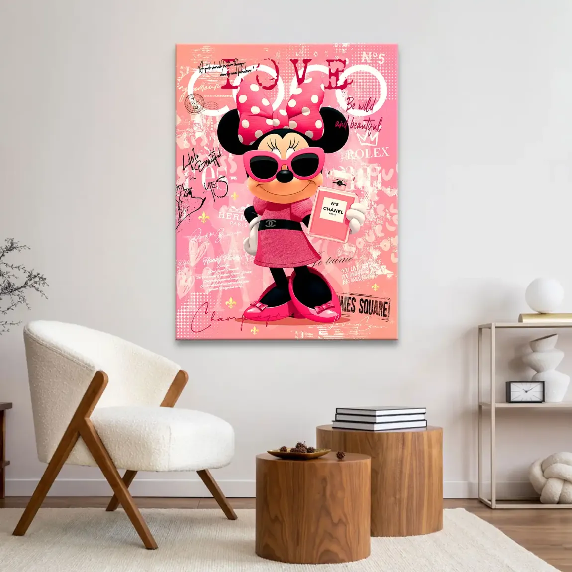 Minnie Maus Love Coco Leinwand Bild