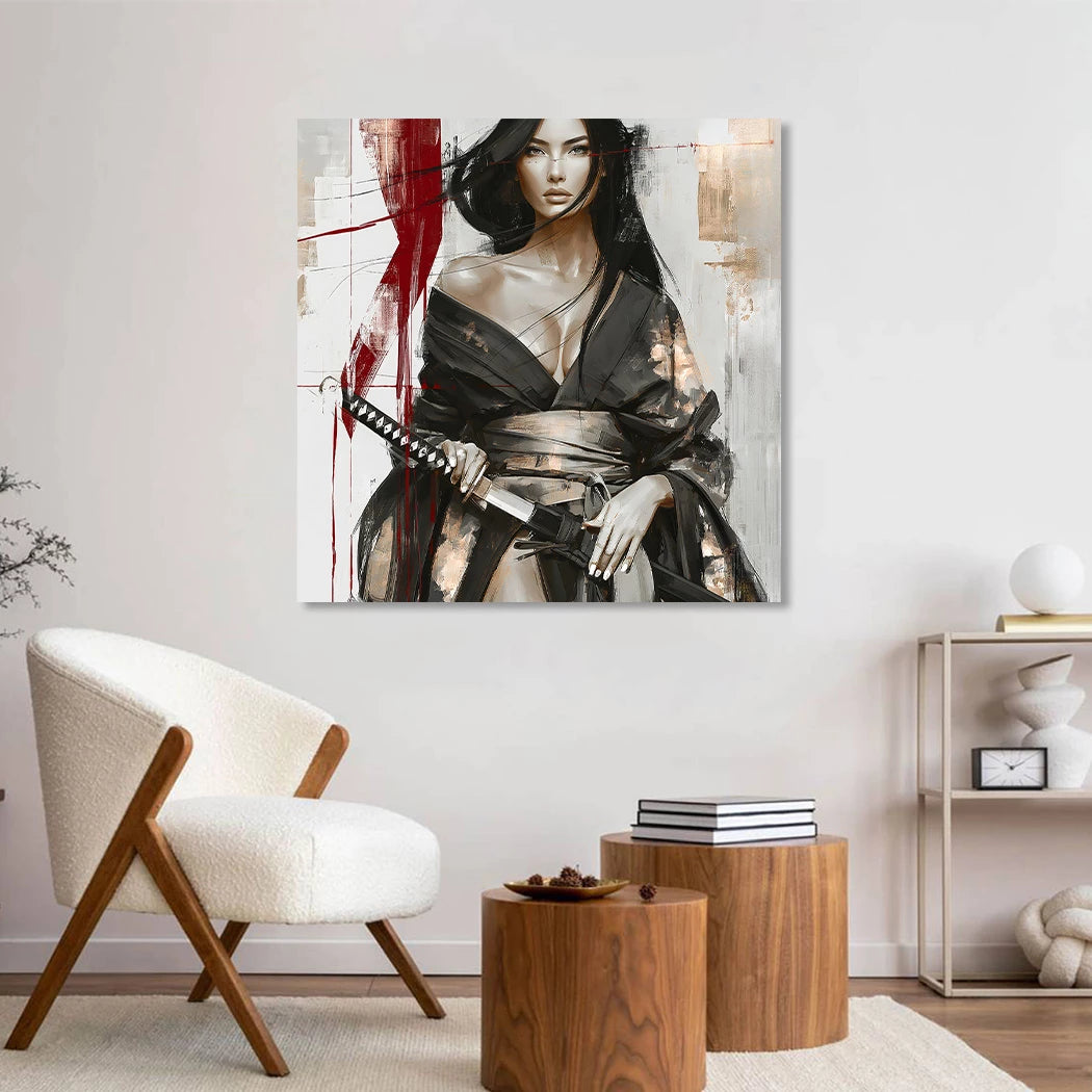 Scarlet Katana Acrylglasbild