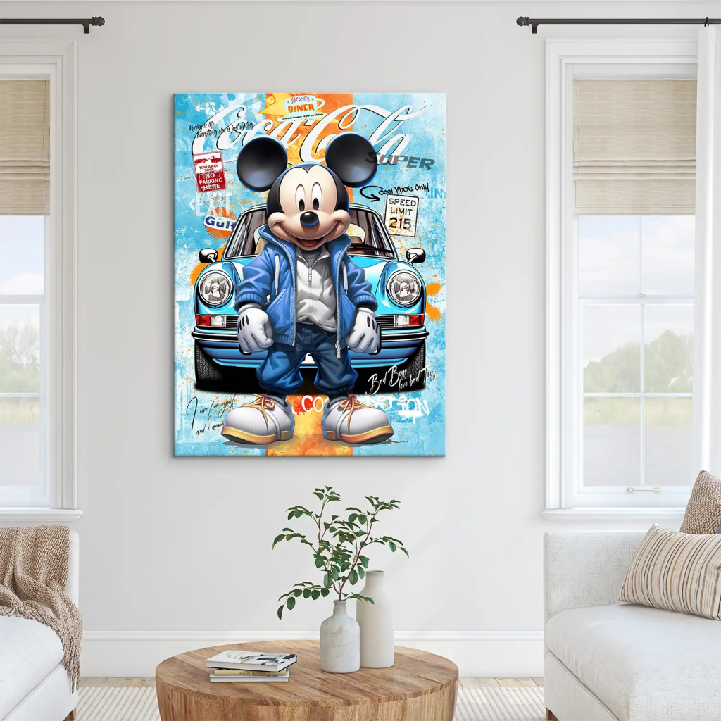 Micky 911 Leinwand Bild INGALERIE