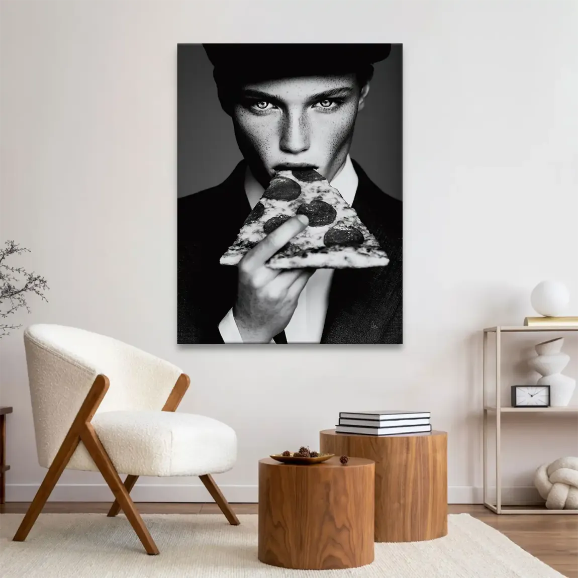 Pizza Charisma Leinwand Bild