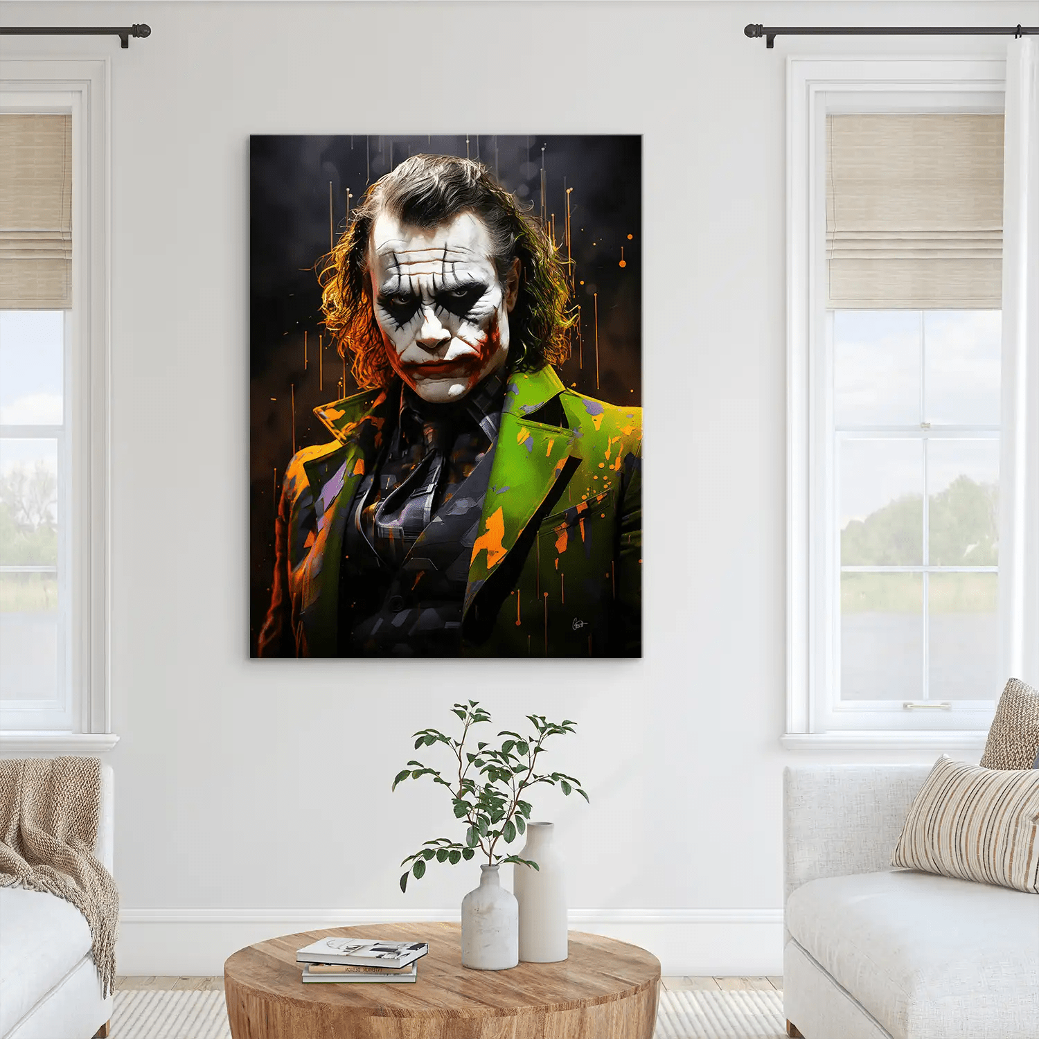 Joker Nr.2 Leinwand Bild INGALERIE