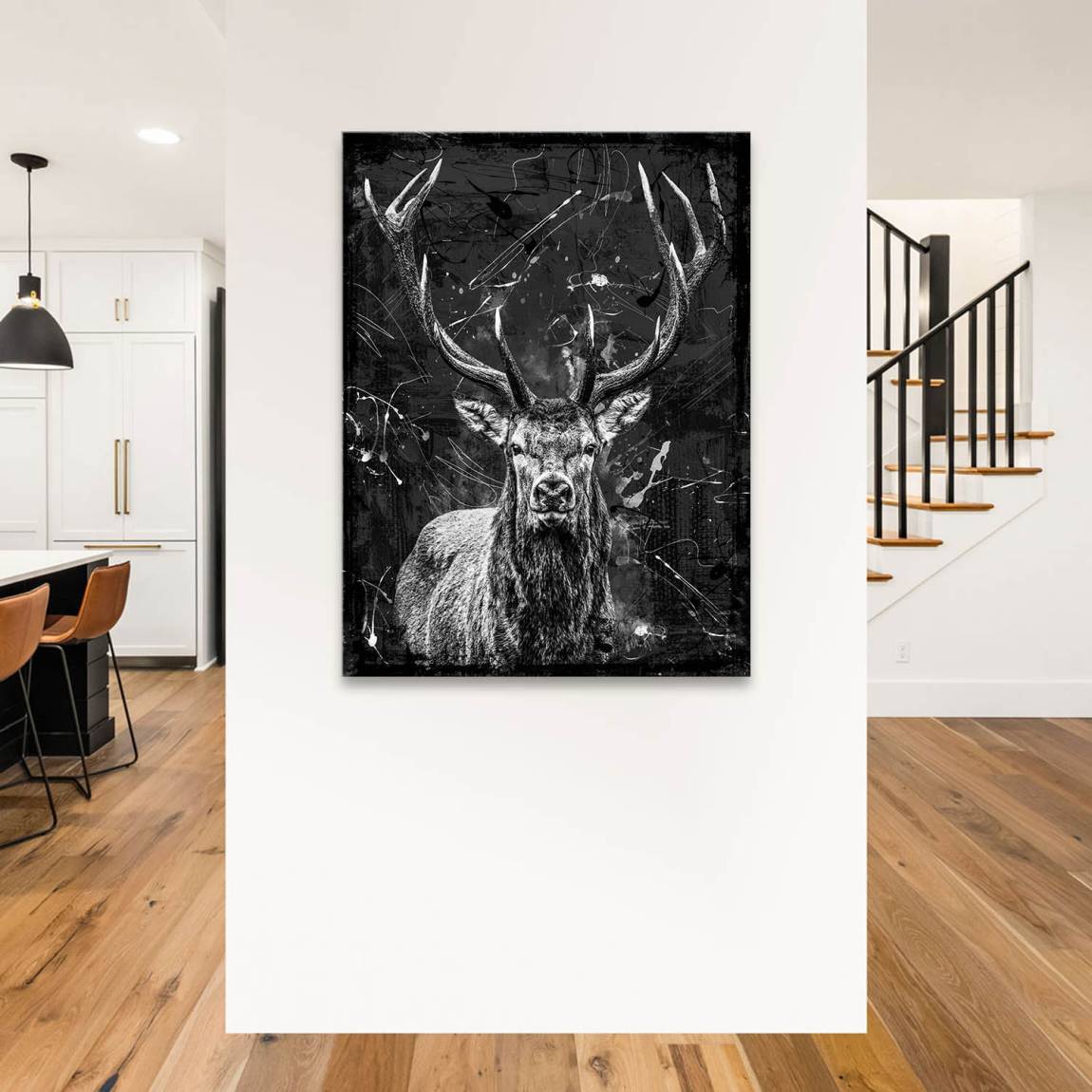 Hirsch Prestige Leinwand Bild