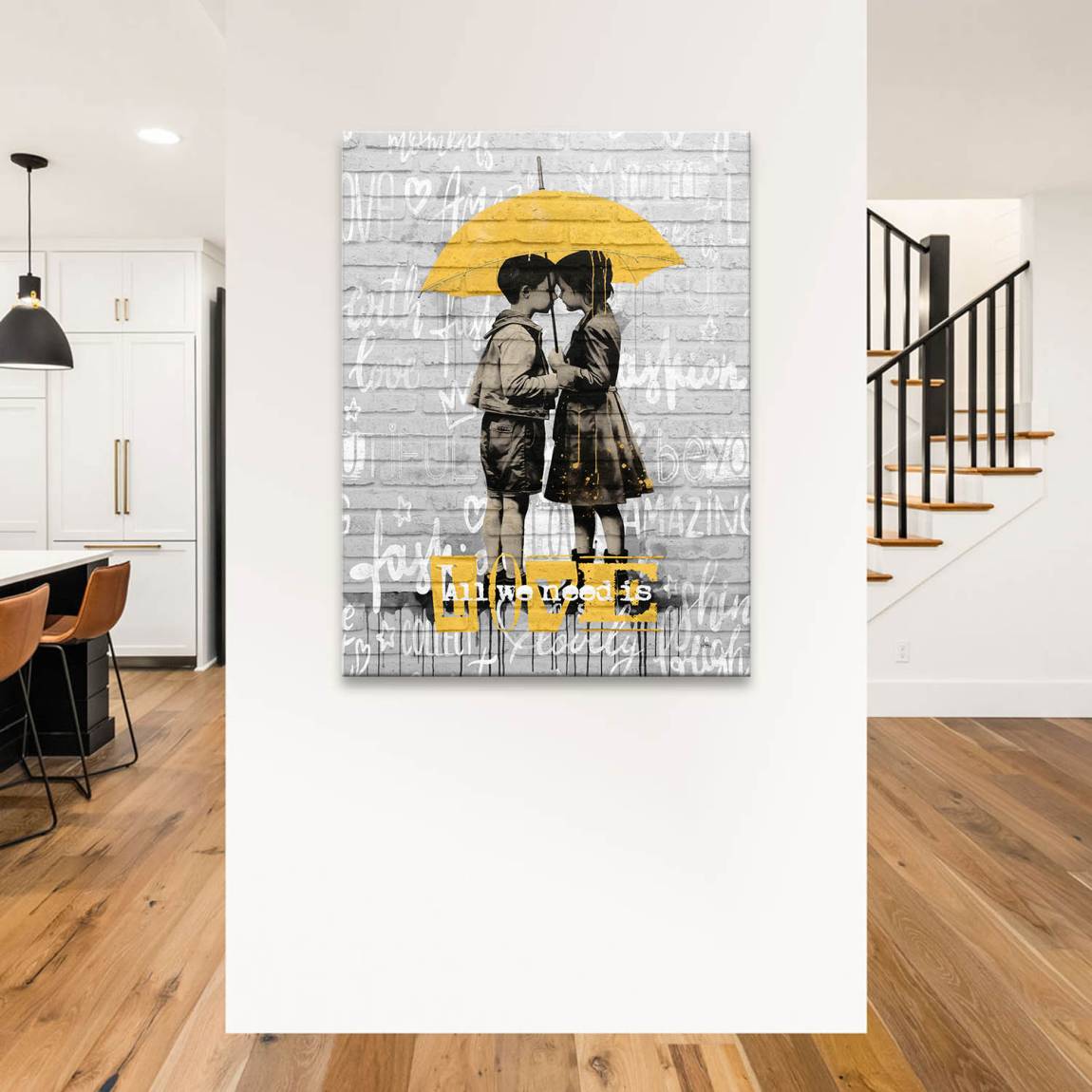 All We Need Leinwand Bild