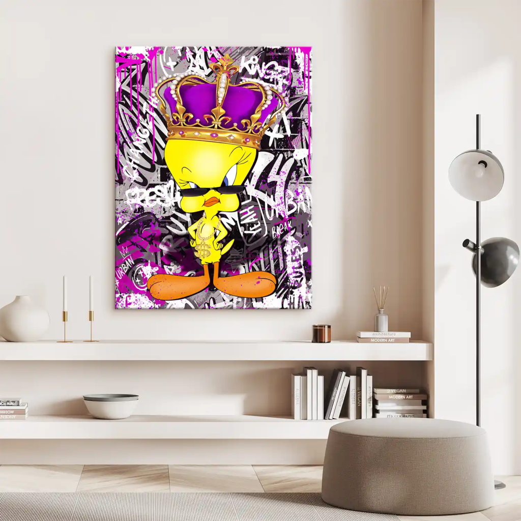 Pop Art Tweety King Leinwand Bild INGALERIE