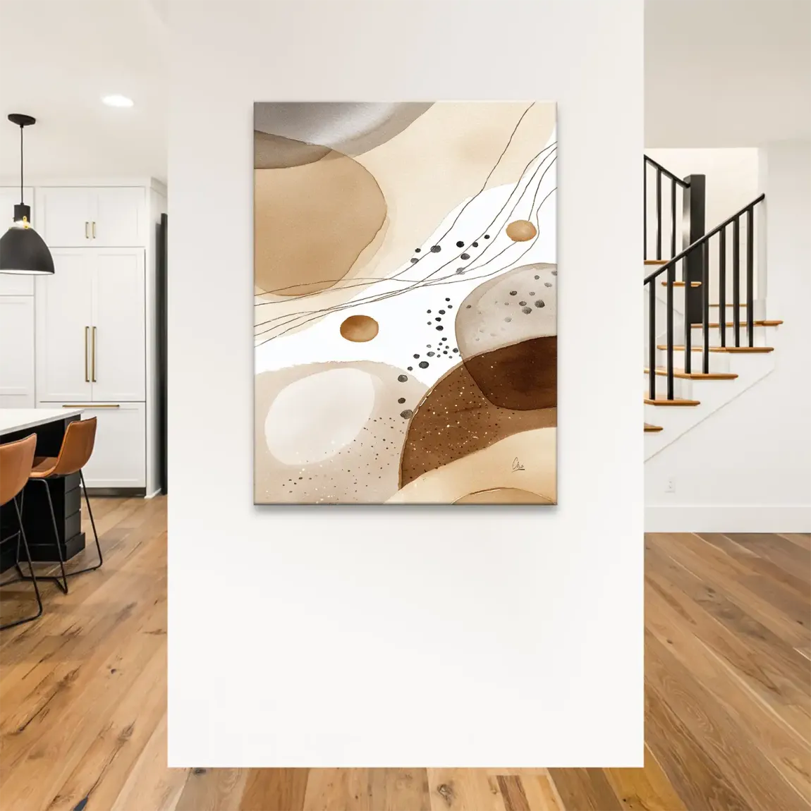 Desert Mirage Leinwand Bild