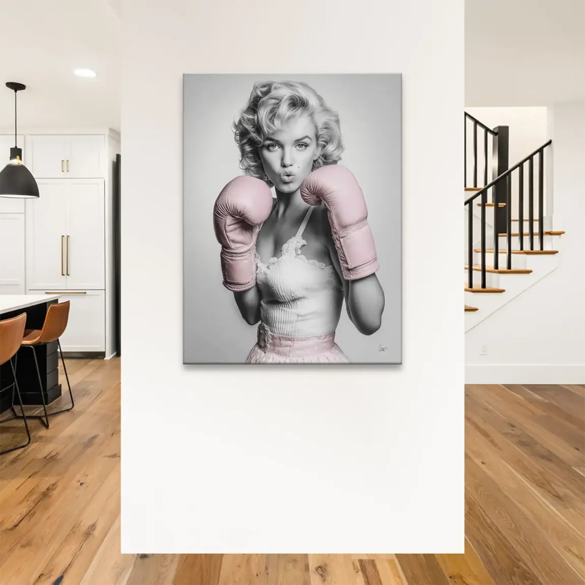Marilyn Monroe Punch Leinwand Bild
