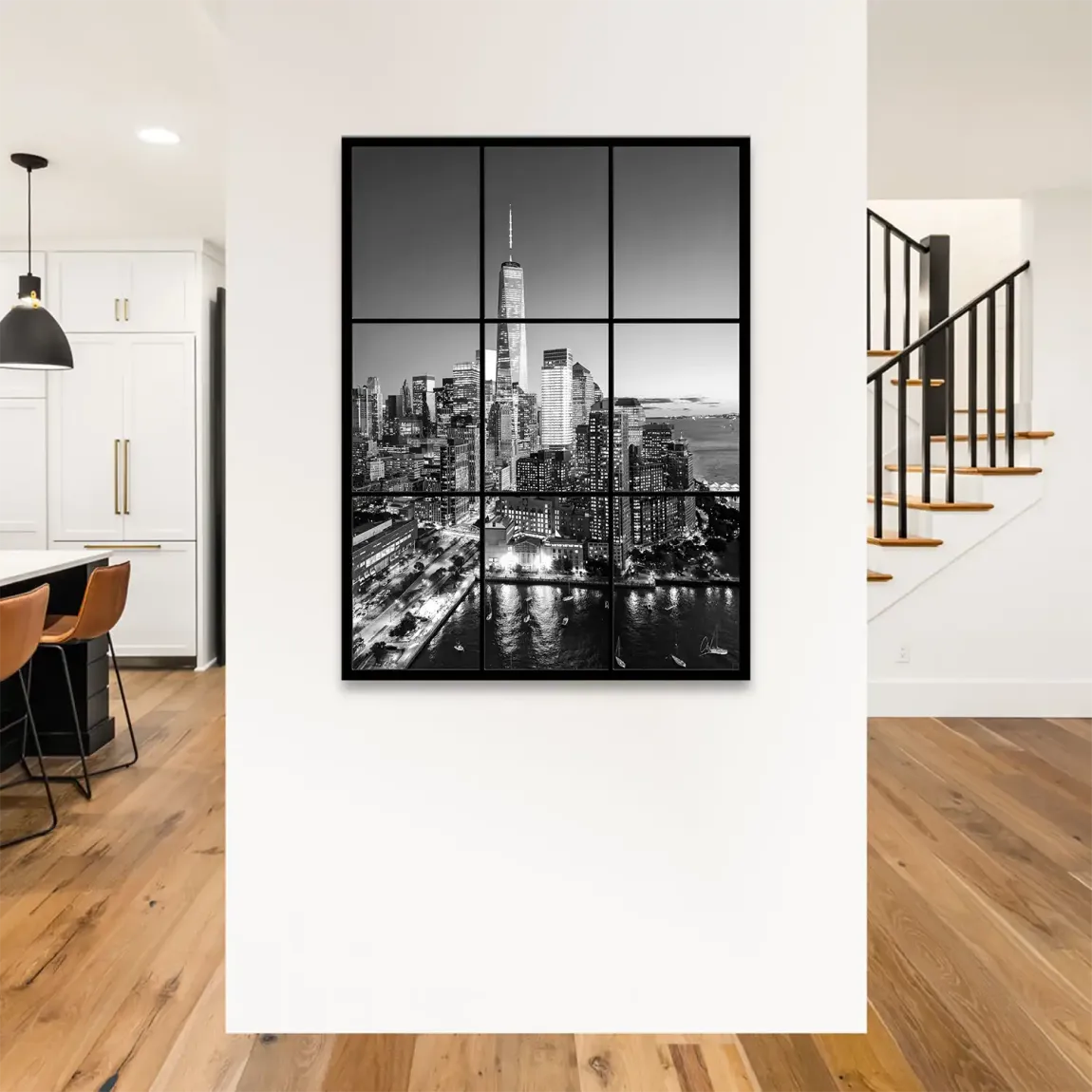 City Lights New York Leinwand Bild