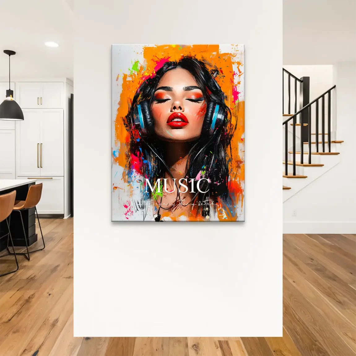 Music Soul Leinwand Bild