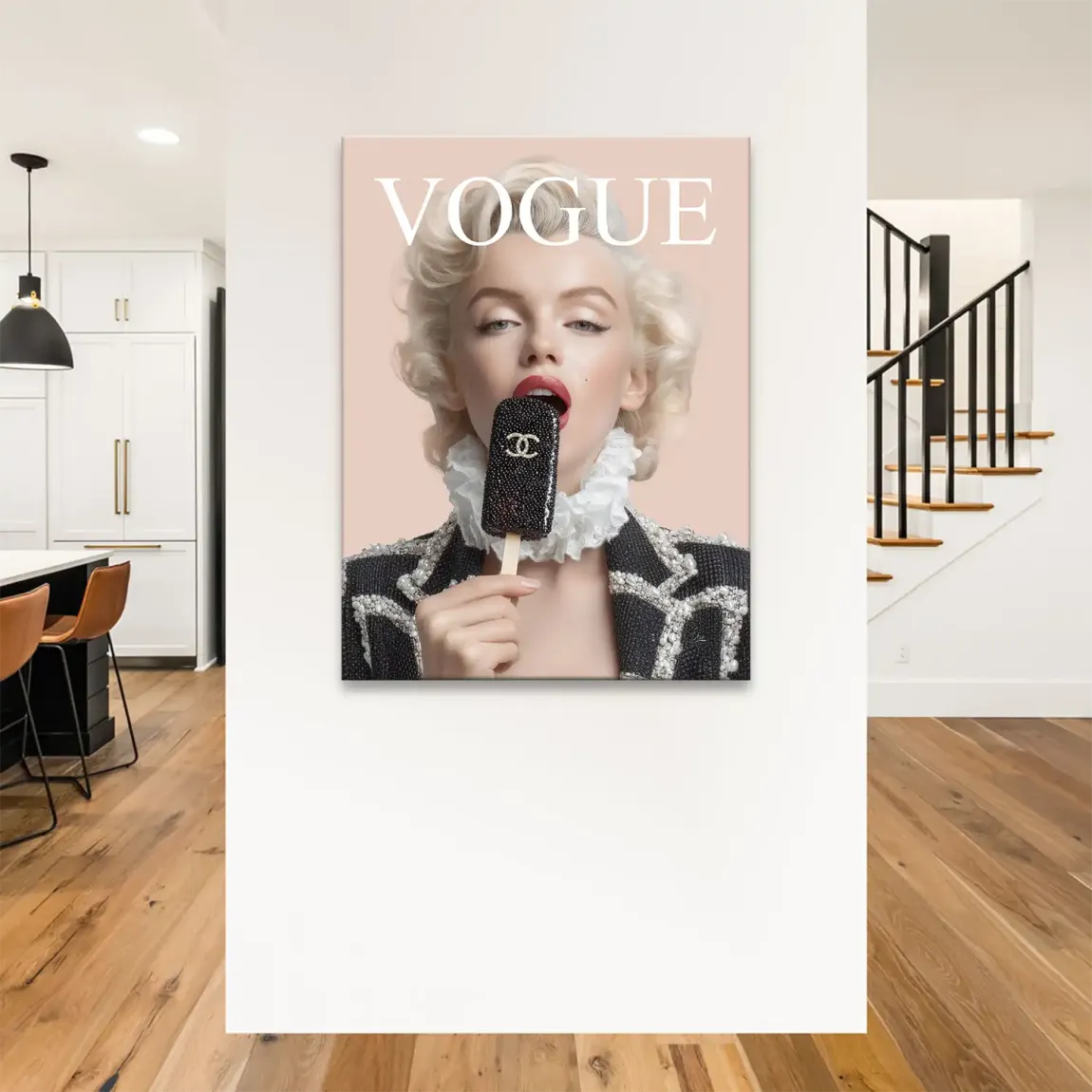 Marilyn Coco Eis Leinwand Bild