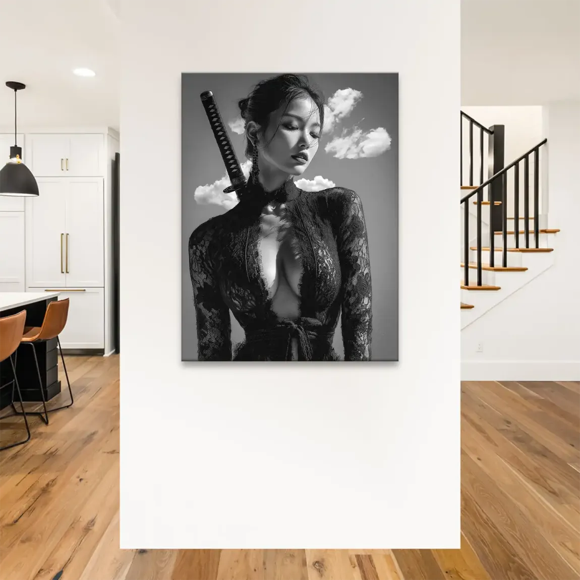 Velvet Silence Leinwand Bild