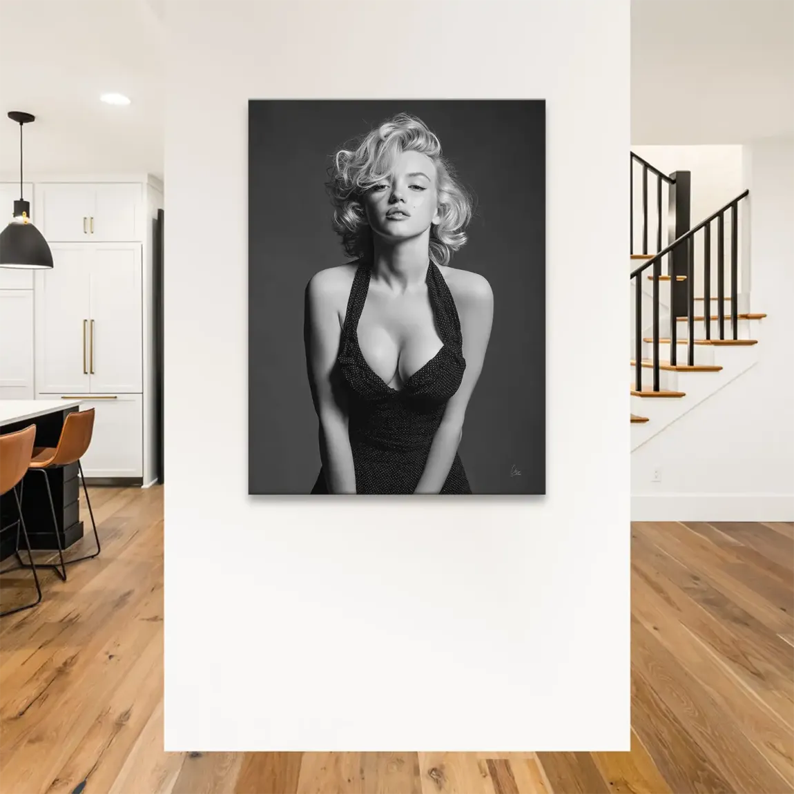 Marilyn Monroe Charm Leinwand Bild