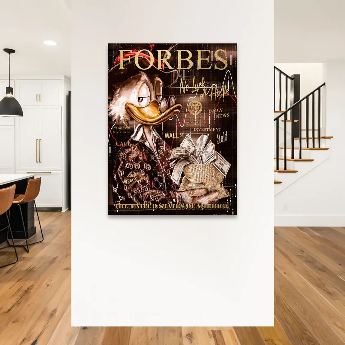 Mr Money Forbes Leinwand Bild