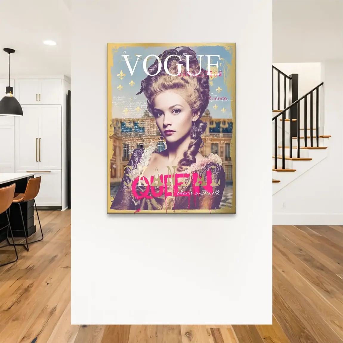 Marie Antoinette Vogue Leinwand Bild