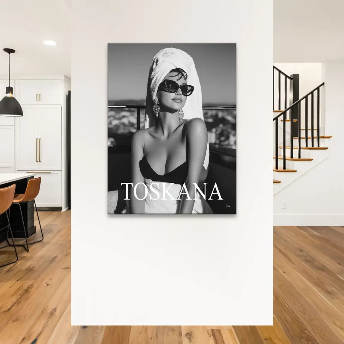 Toskana Glam Leinwand Bild