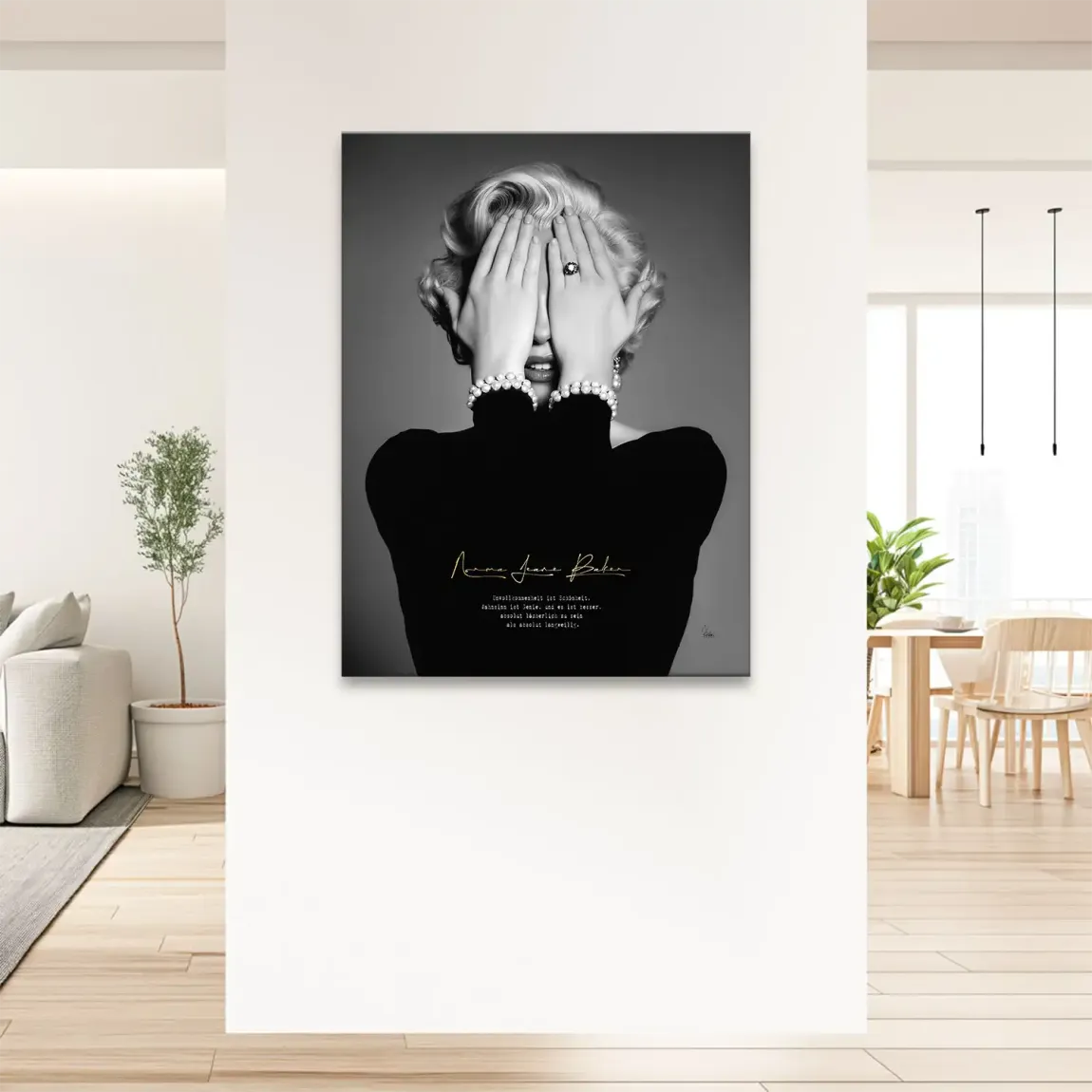 Marilyn Monroe Norma Jeane Leinwand Bild