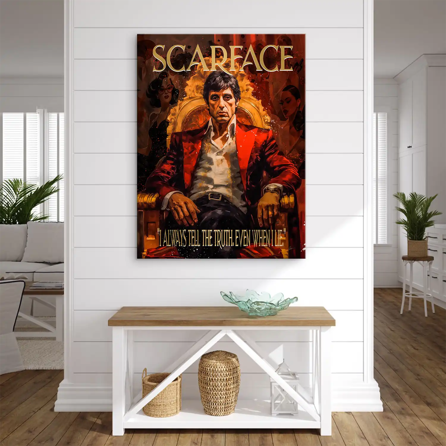 Scarface Leinwand Bild INGALERIE