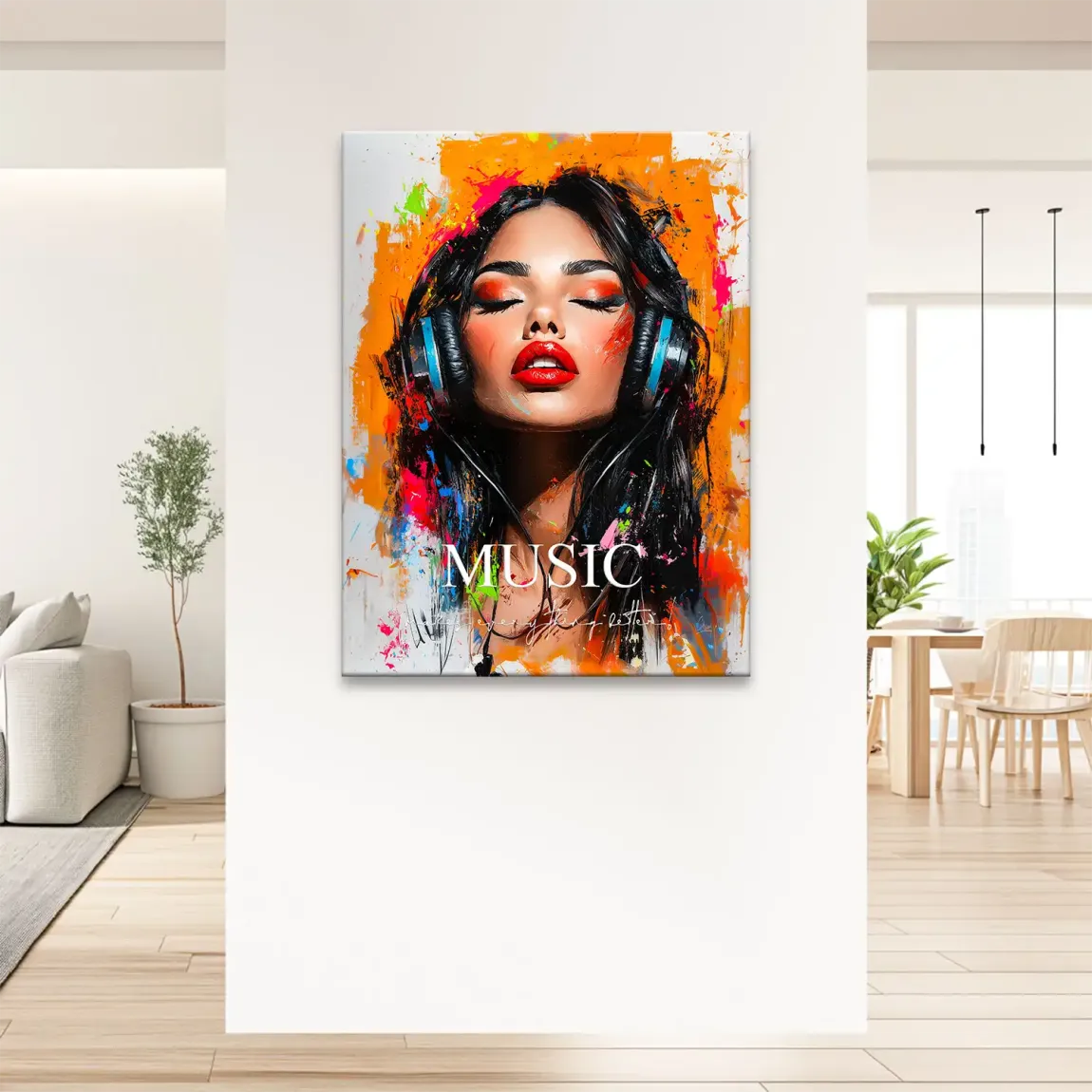 Music Soul Leinwand Bild