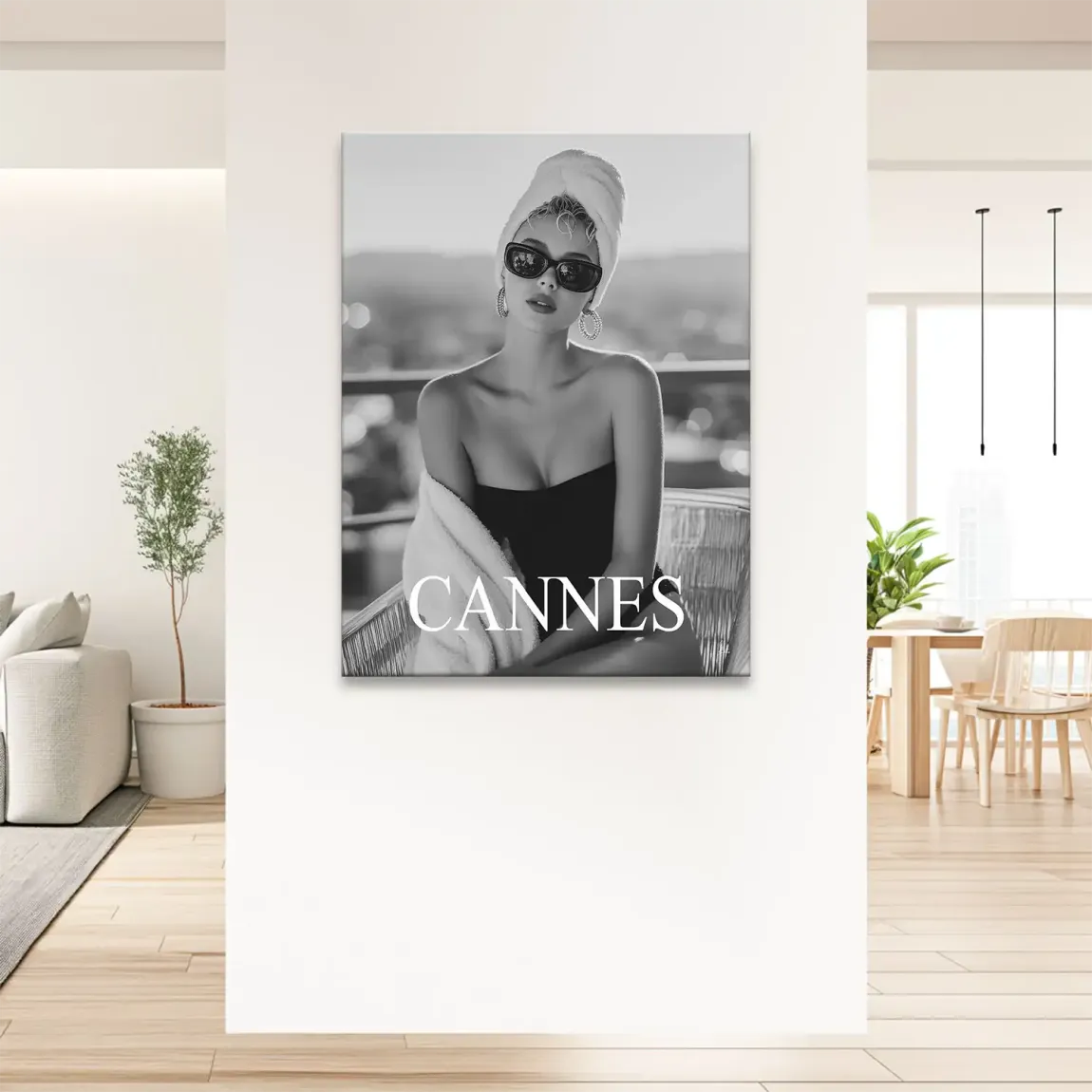 Cannes Glamour Leinwand Bild