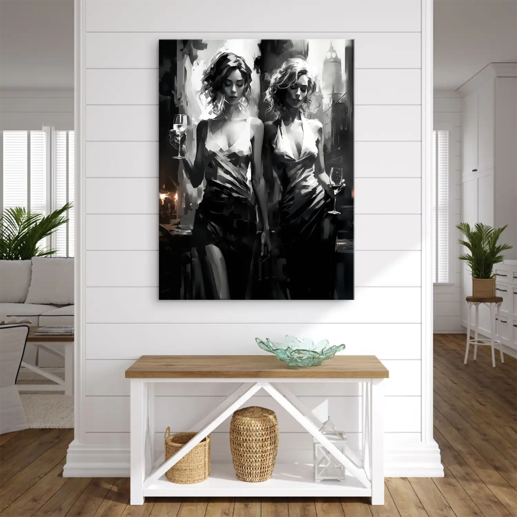 Two Ladys Leinwand Bild INGALERIE