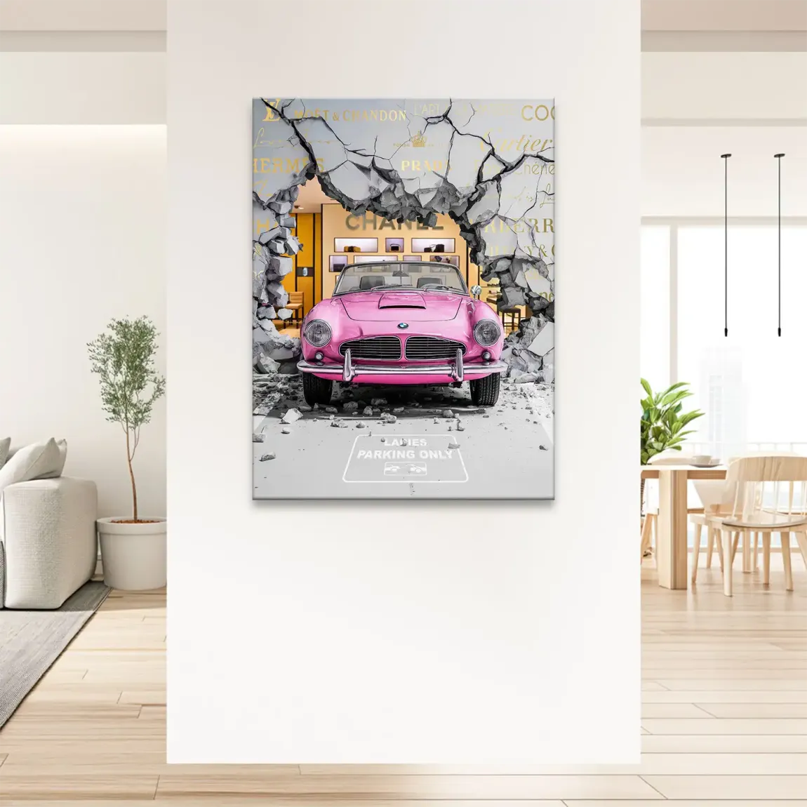 Coco Rebel Leinwand Bild