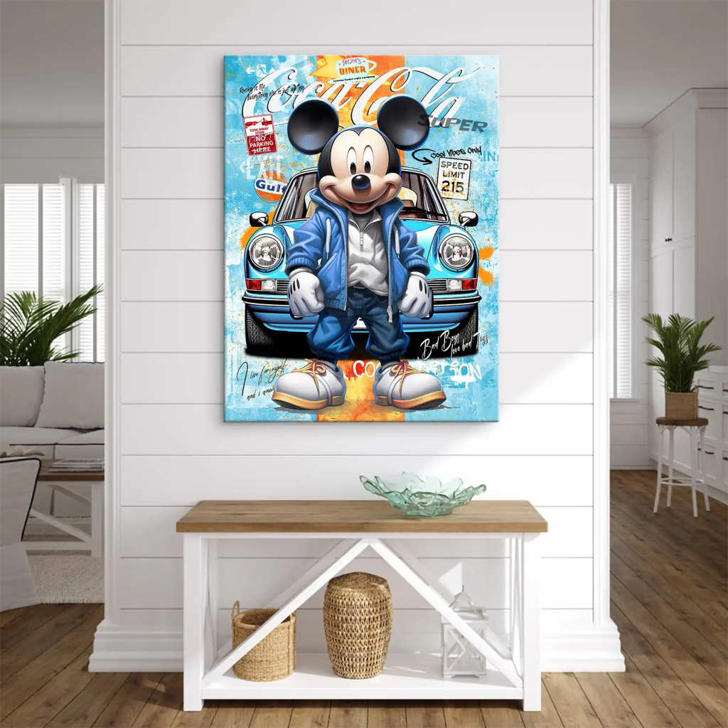 Micky 911 Leinwand Bild INGALERIE