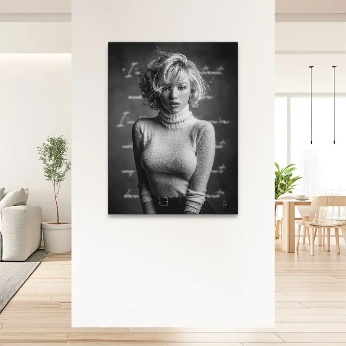 Marilyn Ikone Leinwand Bild