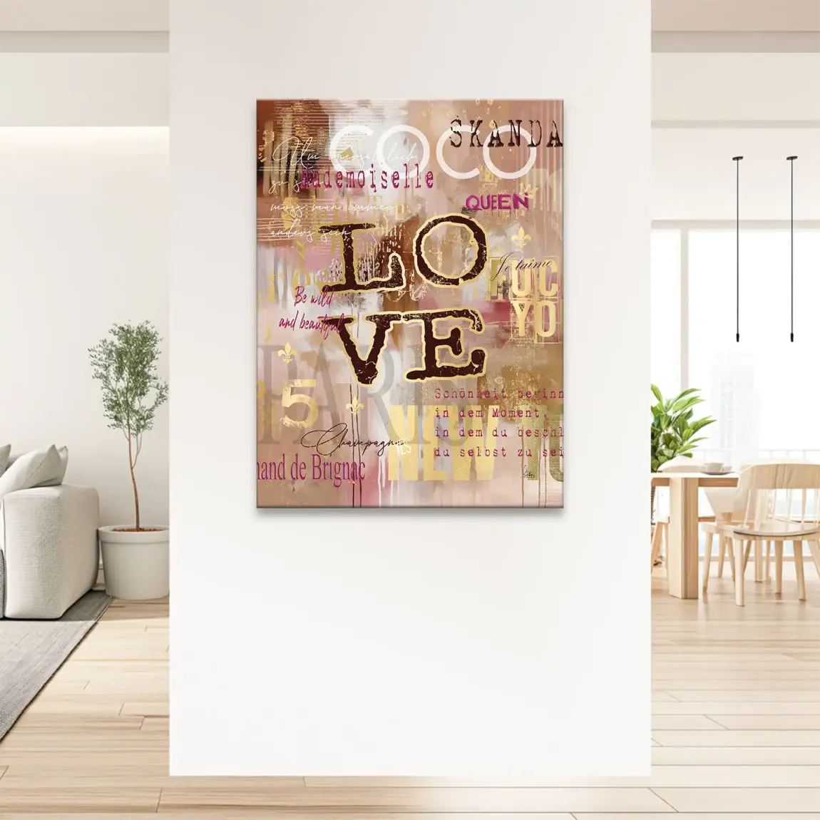 Coco Love Leinwand Bild