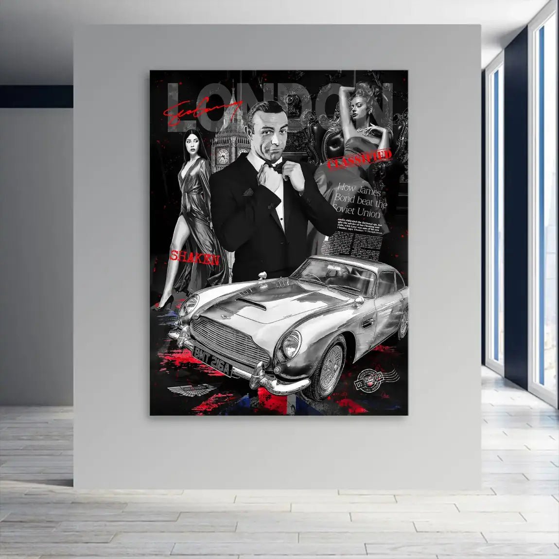 Bond London Style Leinwand Bild INGALERIE