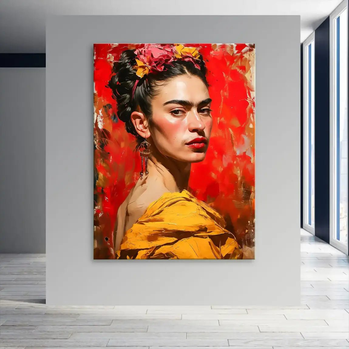 Frida Kahlo Art Nr.2 Leinwand Bild INGALERIE