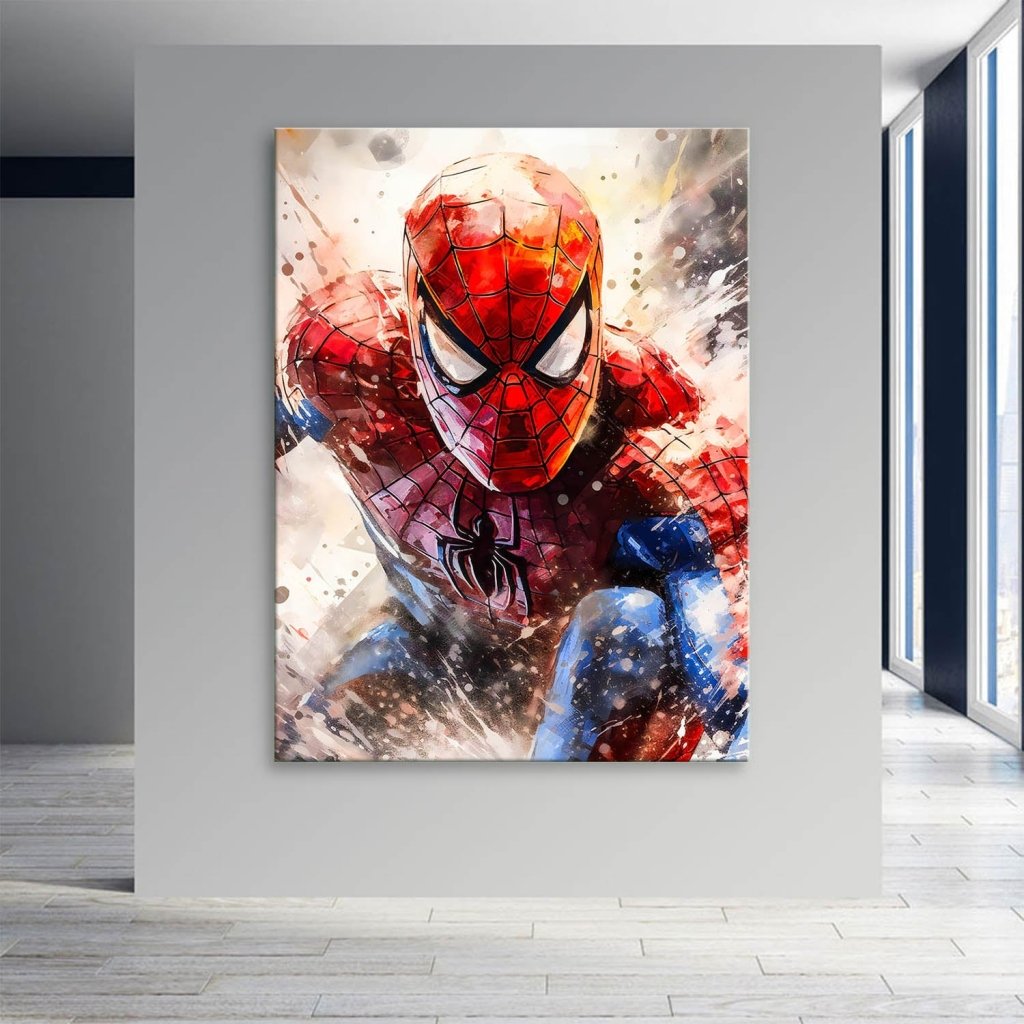 Pop Art Leinwand Bild Spiderman Abstrakt INGALERIE