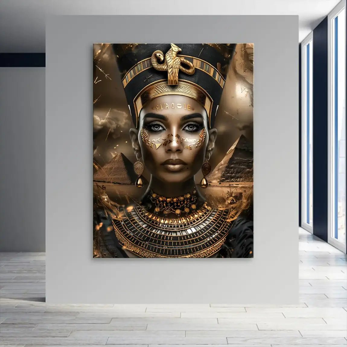 Nofretete Ägypten Style Leinwand Bild INGALERIE