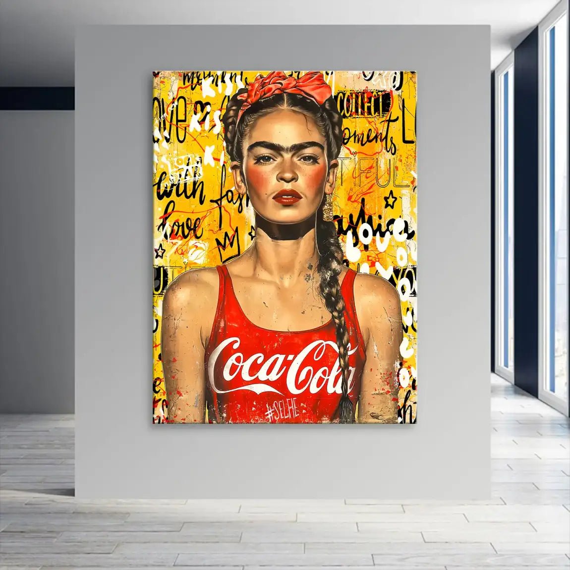 Frida Coke Leinwand Bild INGALERIE