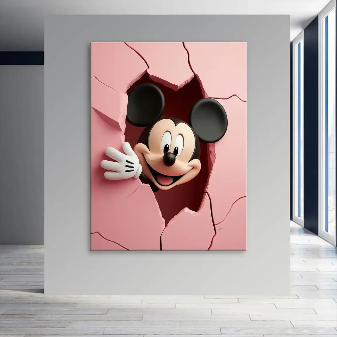 Micky Says Hello Leinwand Bild INGALERIE