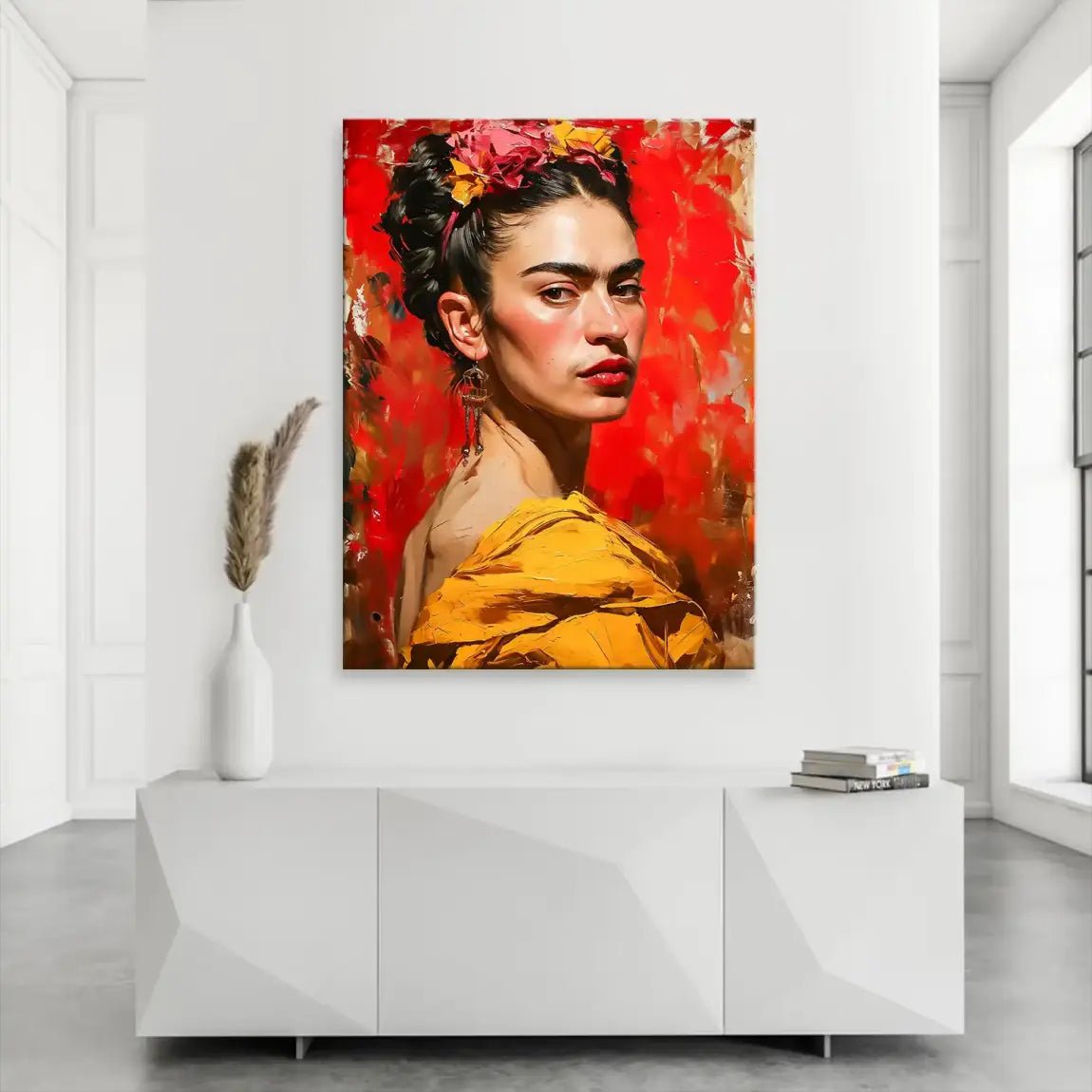 Frida Kahlo Art Nr.2 Leinwand Bild INGALERIE