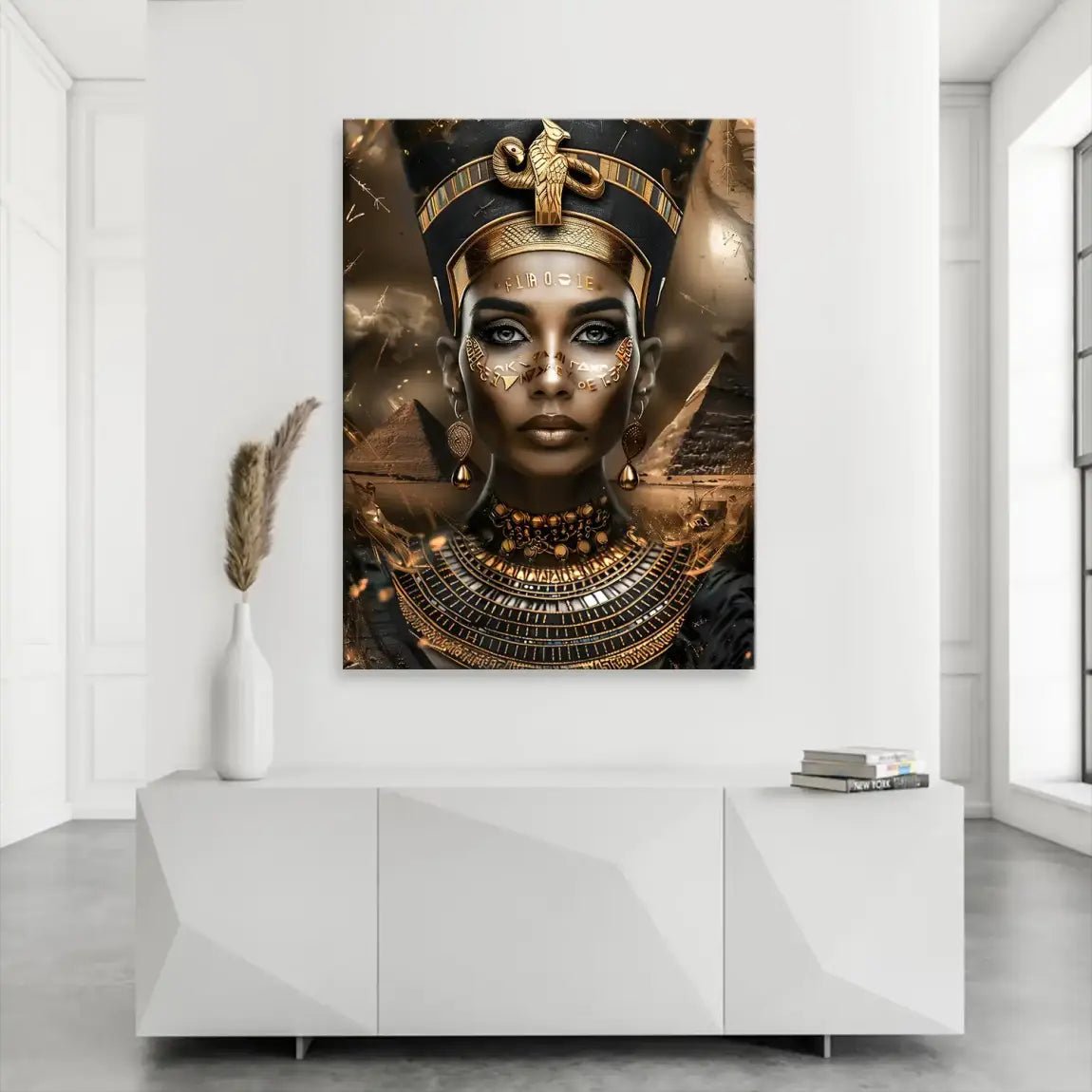 Nofretete Ägypten Style Leinwand Bild INGALERIE