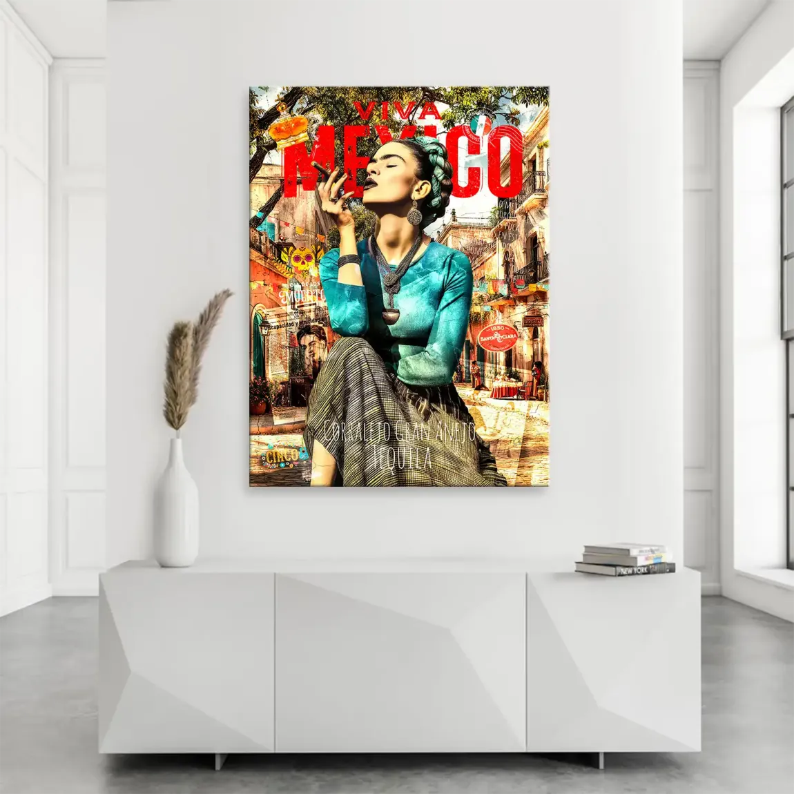 Viva Frida Leinwand Bild INGALERIE