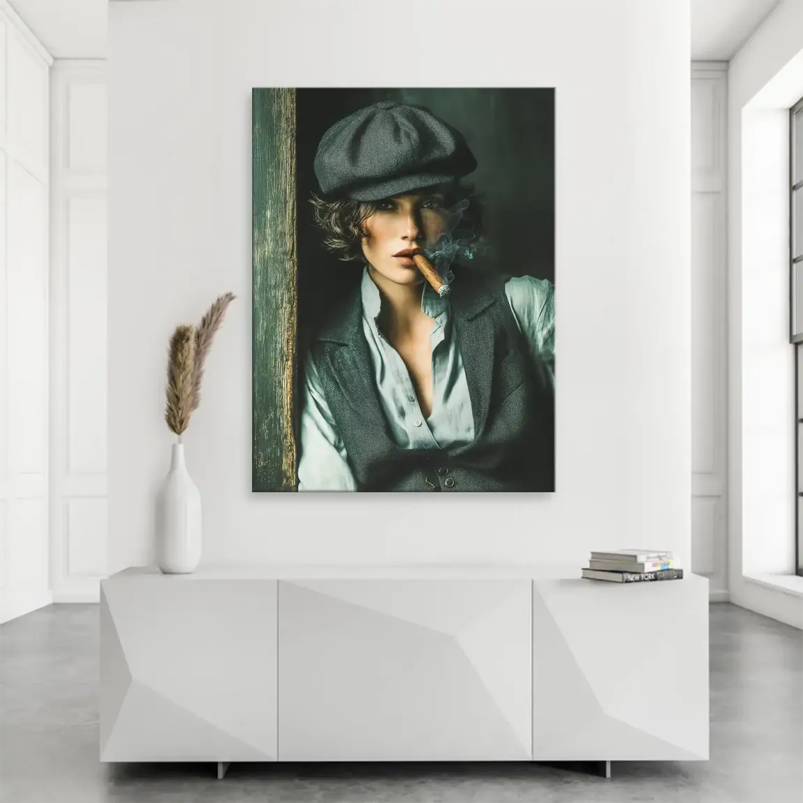 Smoke & Secrets Beauty Leinwand Bild INGALERIE
