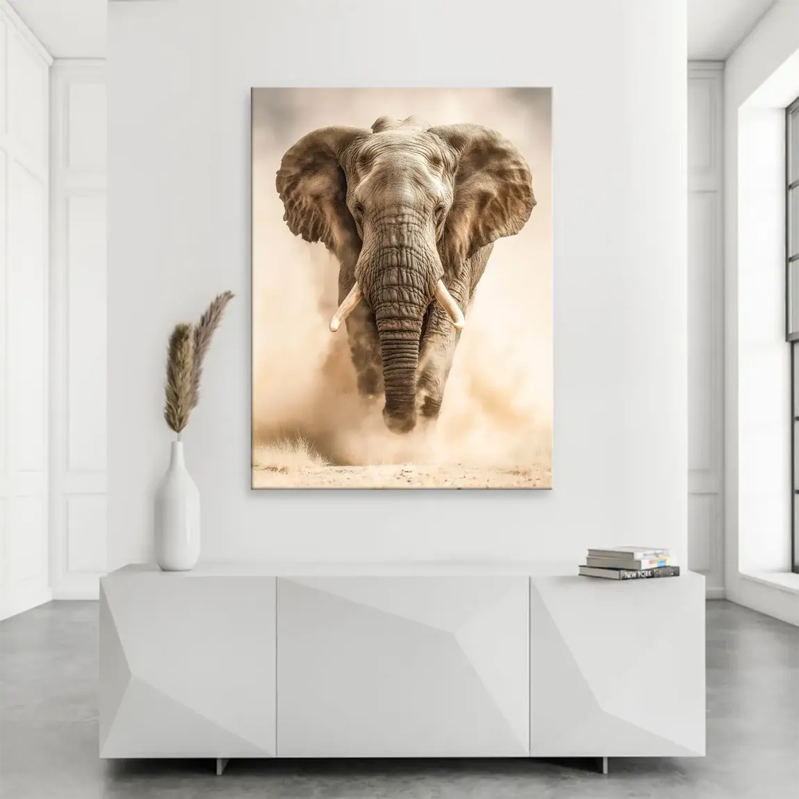 Emperor of the Savannah Leinwand Bild INGALERIE