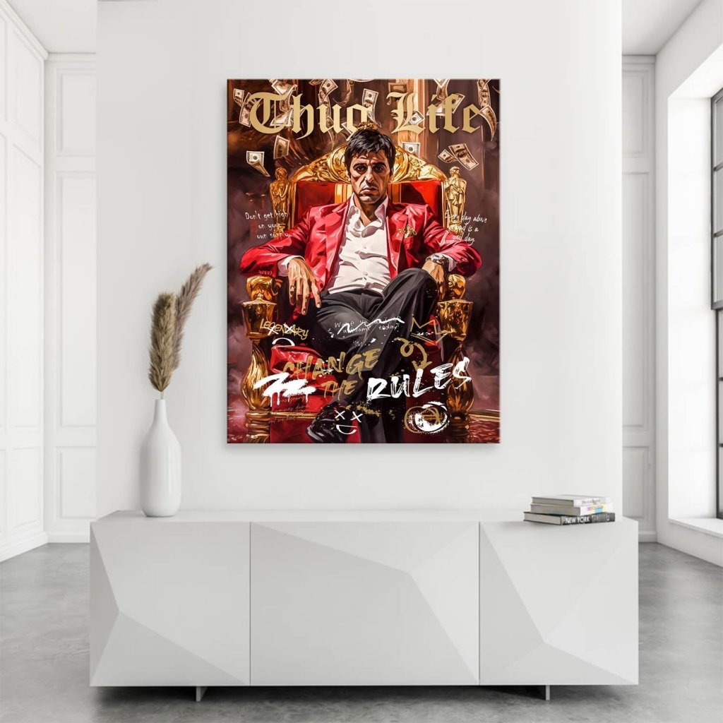 Leinwand Bild Scarface Rules INGALERIE