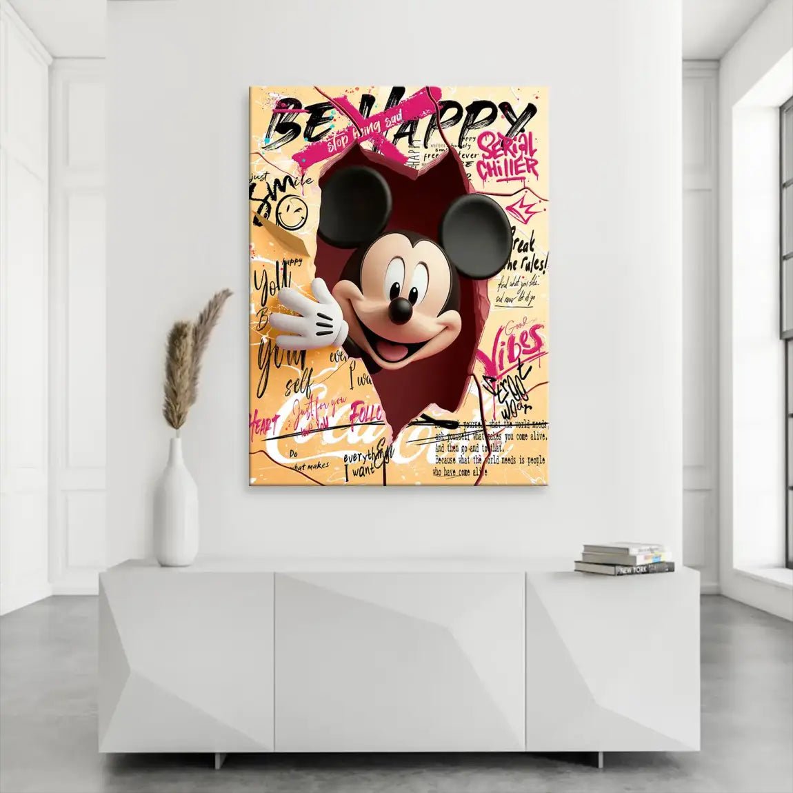 Micky Wall Leinwand Bild INGALERIE