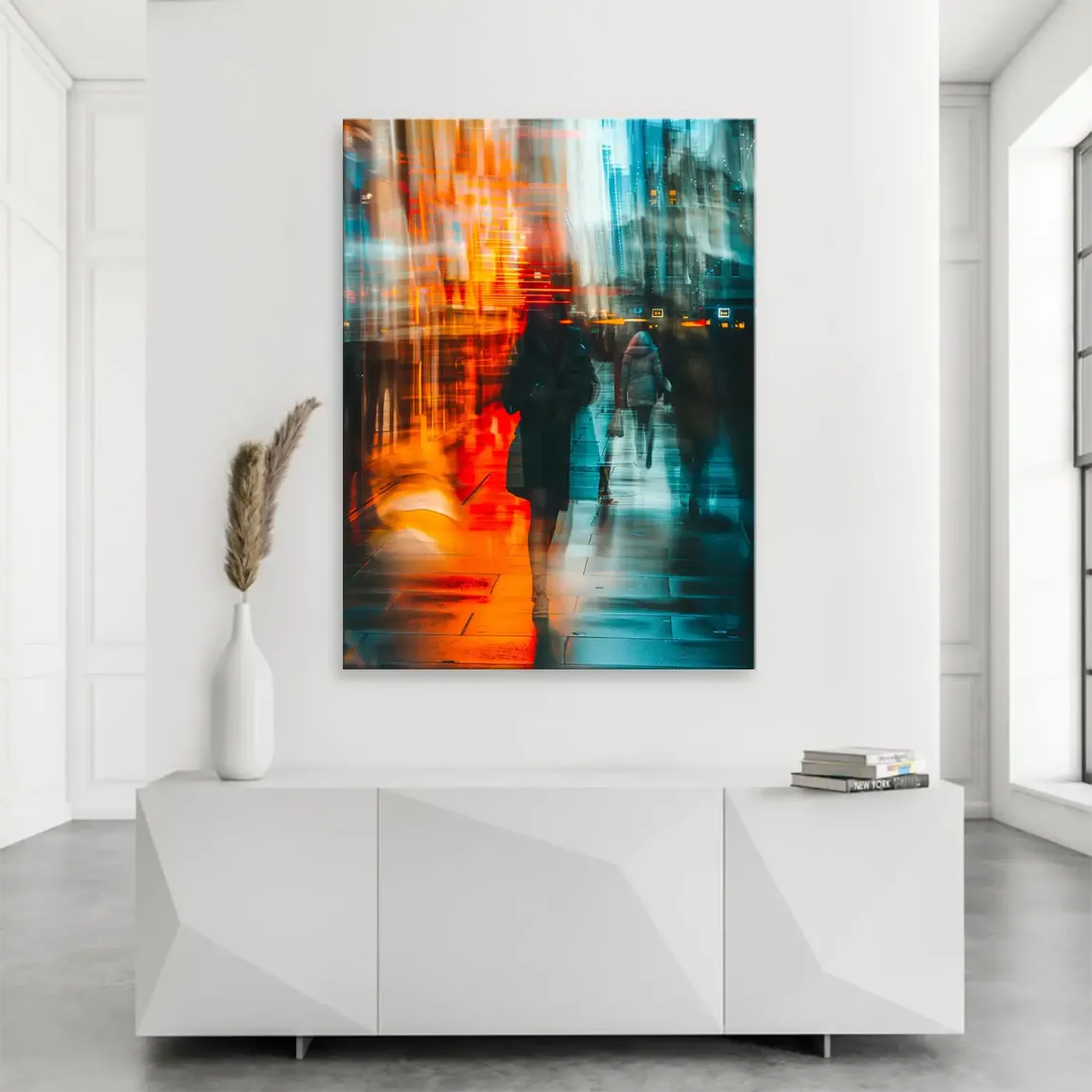 Stadtlichter Leinwand Bild INGALERIE