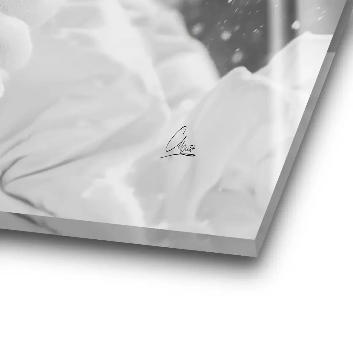 Audrey Hepburn Snow Portrait Acrylglas Bild