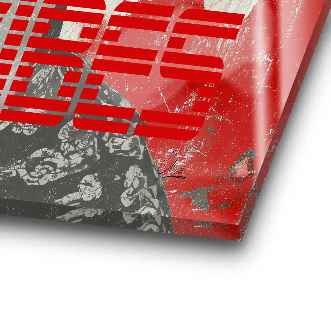 Hardcore Vibes Acrylglas Bild