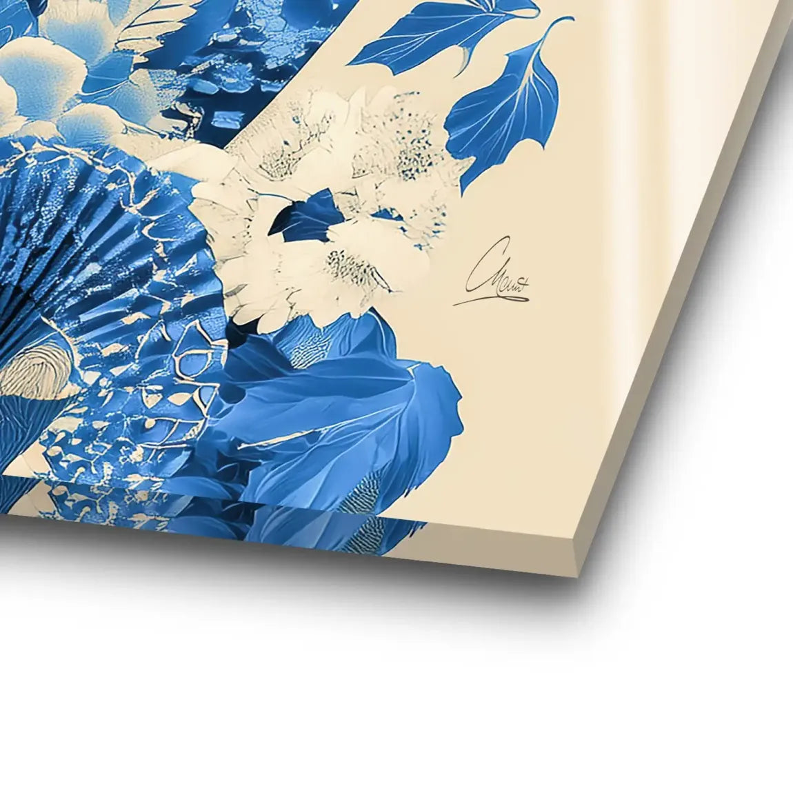 Blue Lotus Geisha Acrylglas Bild