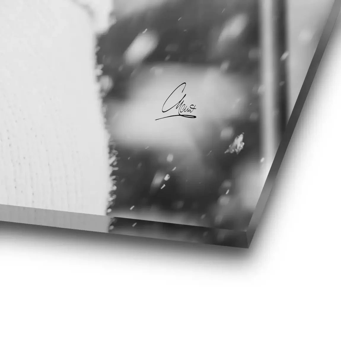 Audrey Hepburn Winter Portrait Acrylglas Bild