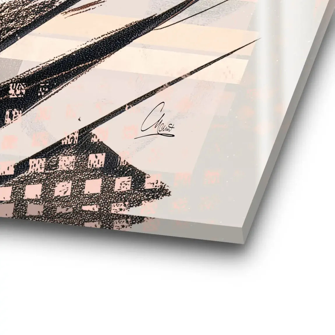 Soft Kiss Abstrakt Acrylglas Bild