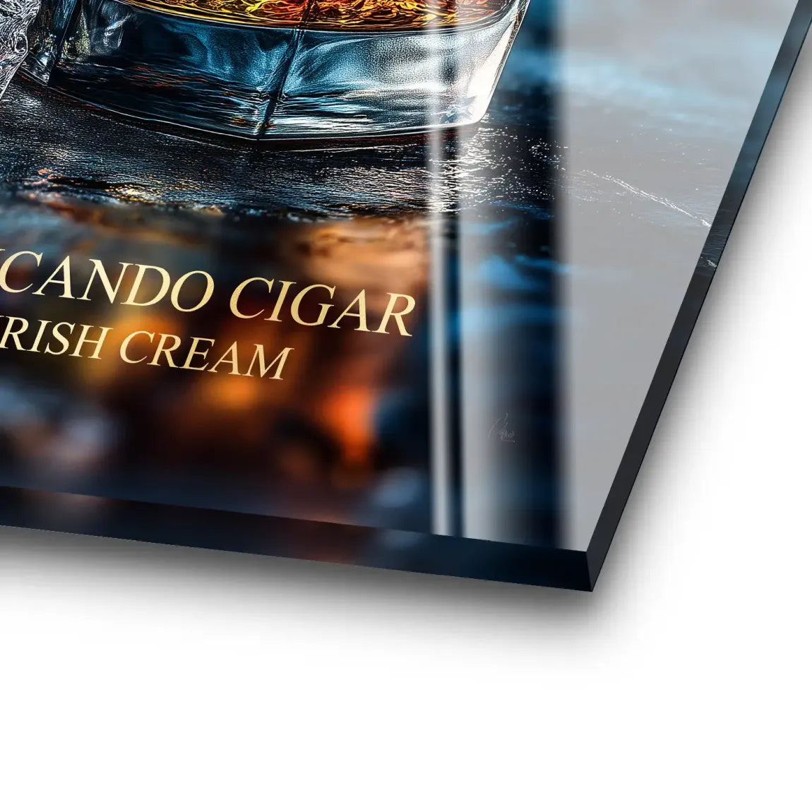 Highland Whisky Glow Acrylglas Bild