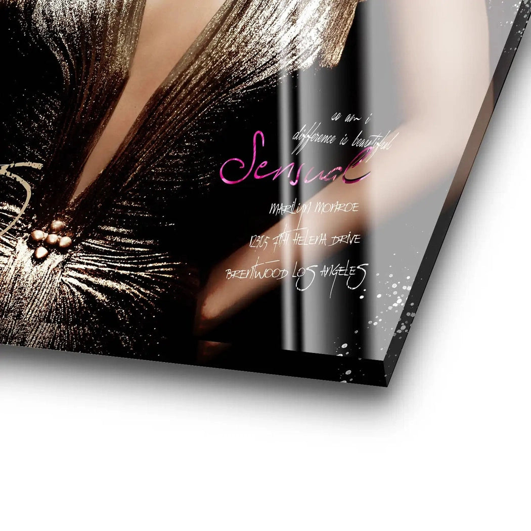 Marilyn Glamour Acrylglas Bild INGALERIE