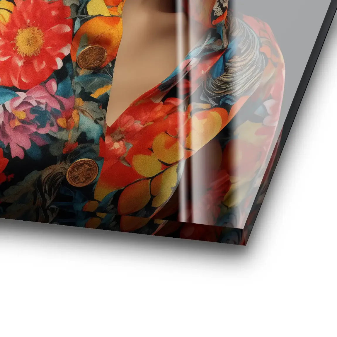 Floral Glamour Acrylglas Bild